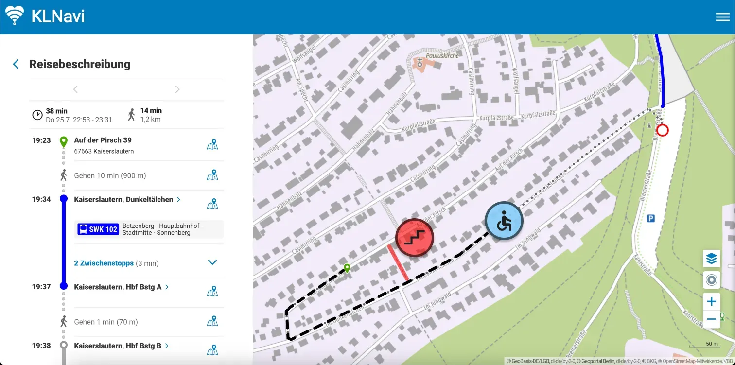 Wheelchair routing